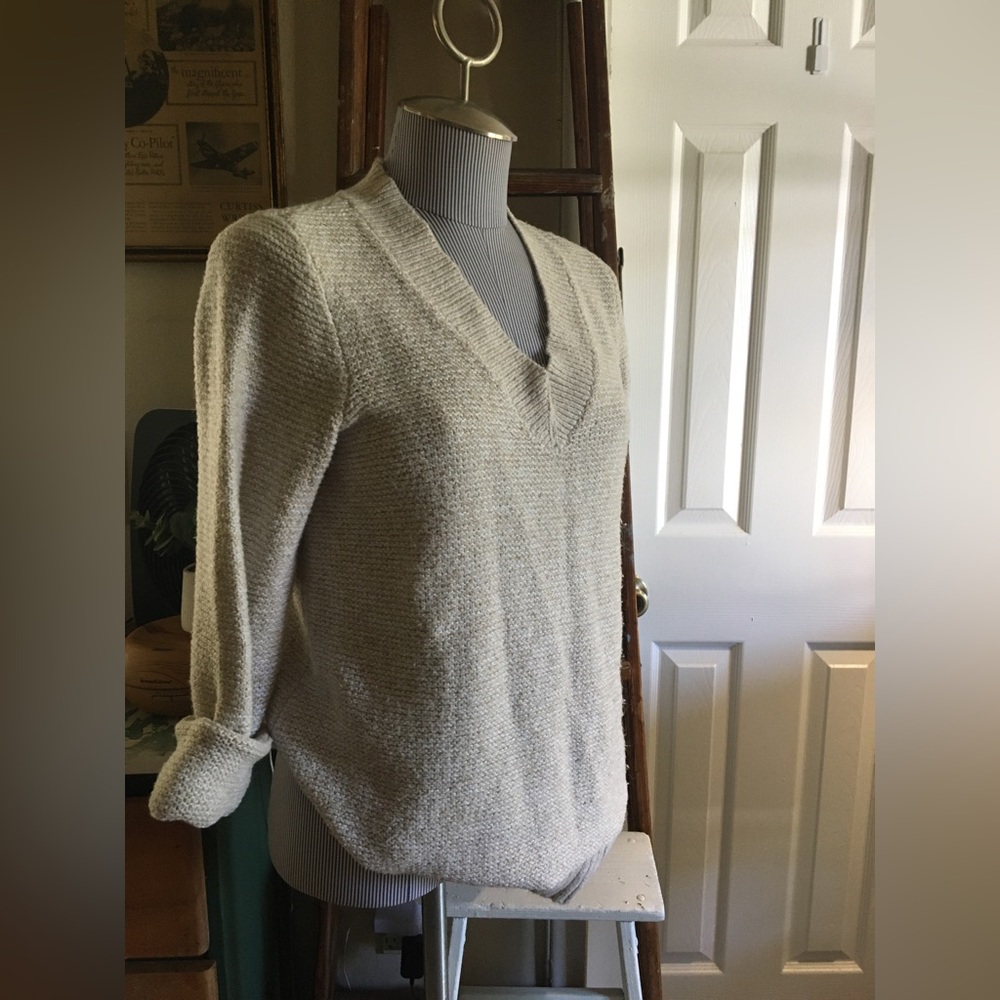 J. Jill V-neck oversized sweater